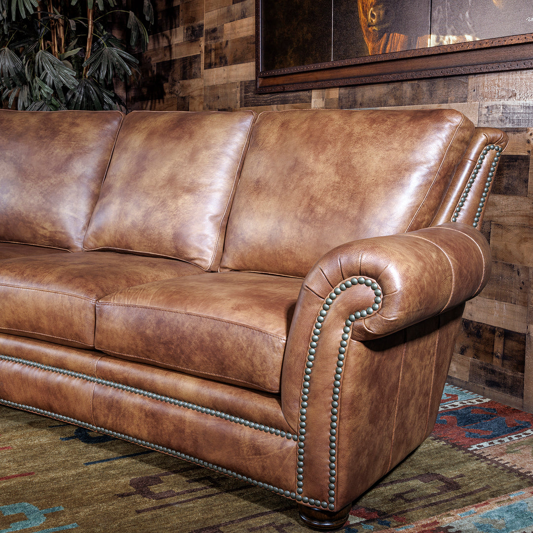 Kayhill Western Leather Sofa