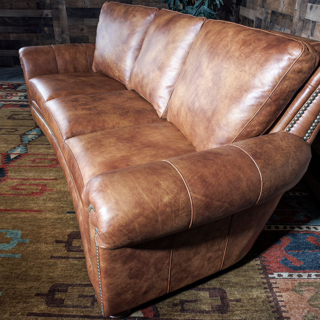 Kayhill Western Leather Sofa