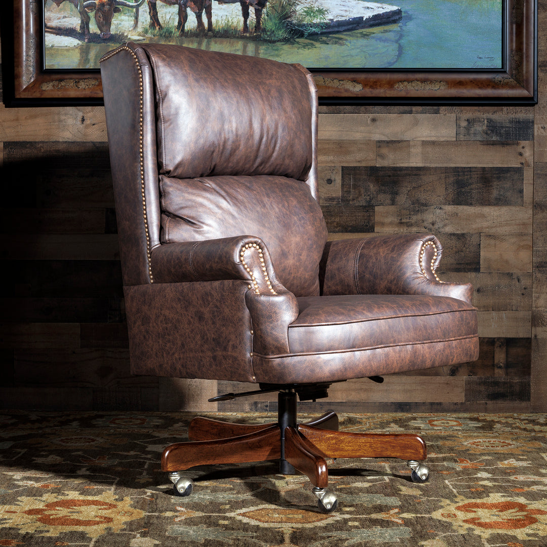 Telluride Western Leather Office Chair