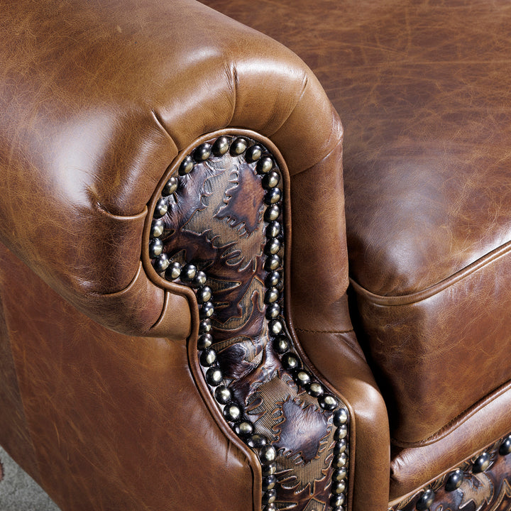 Bosque Western Leather Loveseat