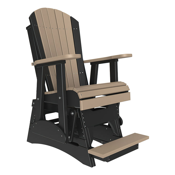 2' Adirondack Balcony Poly Glider Chair