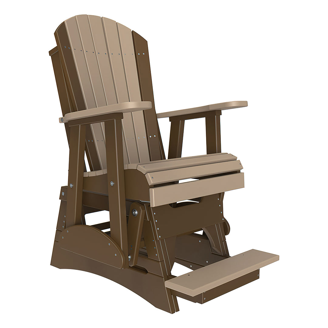 2' Adirondack Balcony Poly Glider Chair