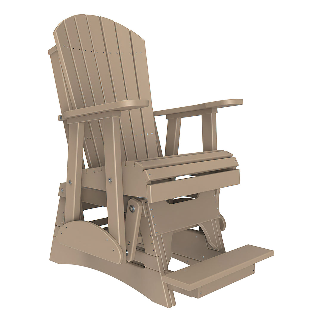 2' Adirondack Balcony Poly Glider Chair