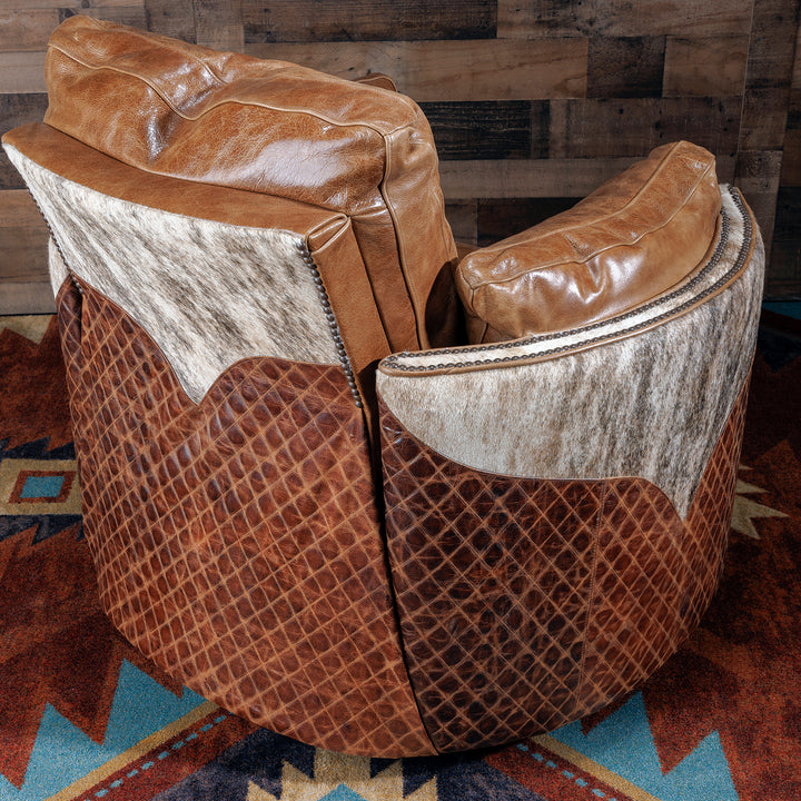 Southfork Cowhide Snug Recliner