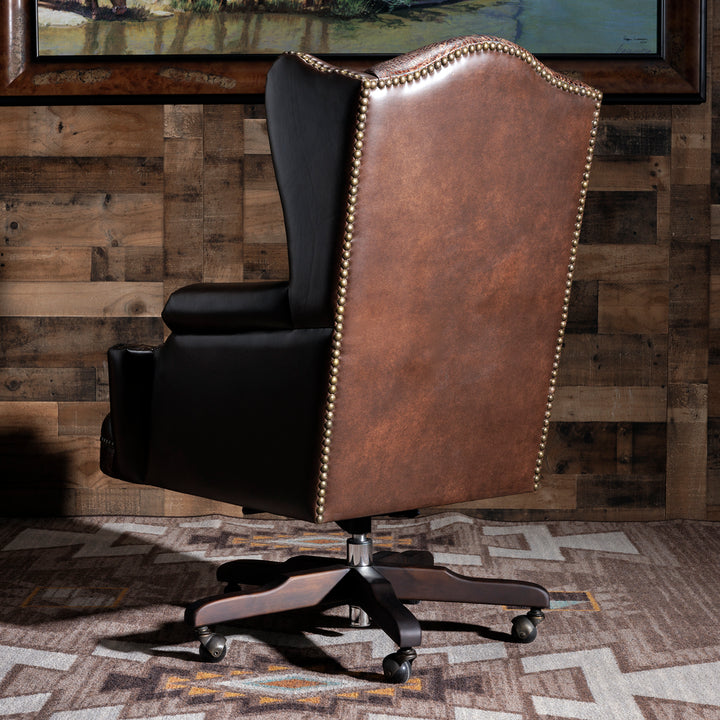 Croc Western Wingback Office Chair