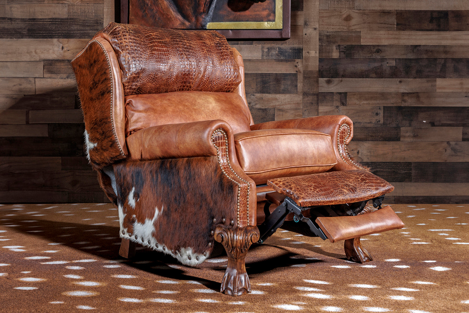 western leather recliners