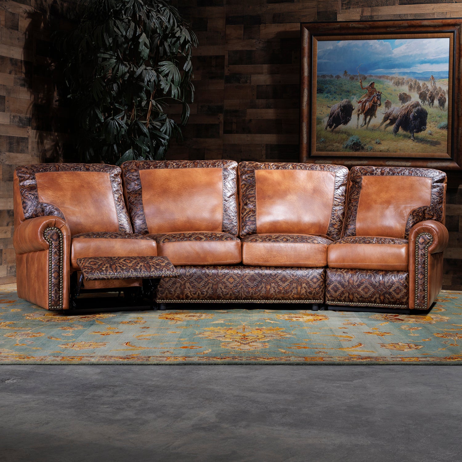 Palmetto Legends Reclining Sofa – Hat Creek Interiors