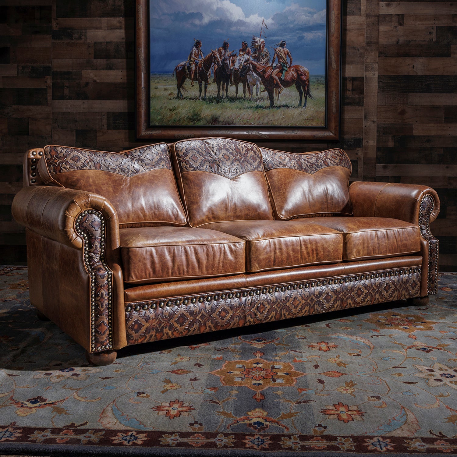 Ranch Style Furniture Leather Custom Leather Furniture | The Leather