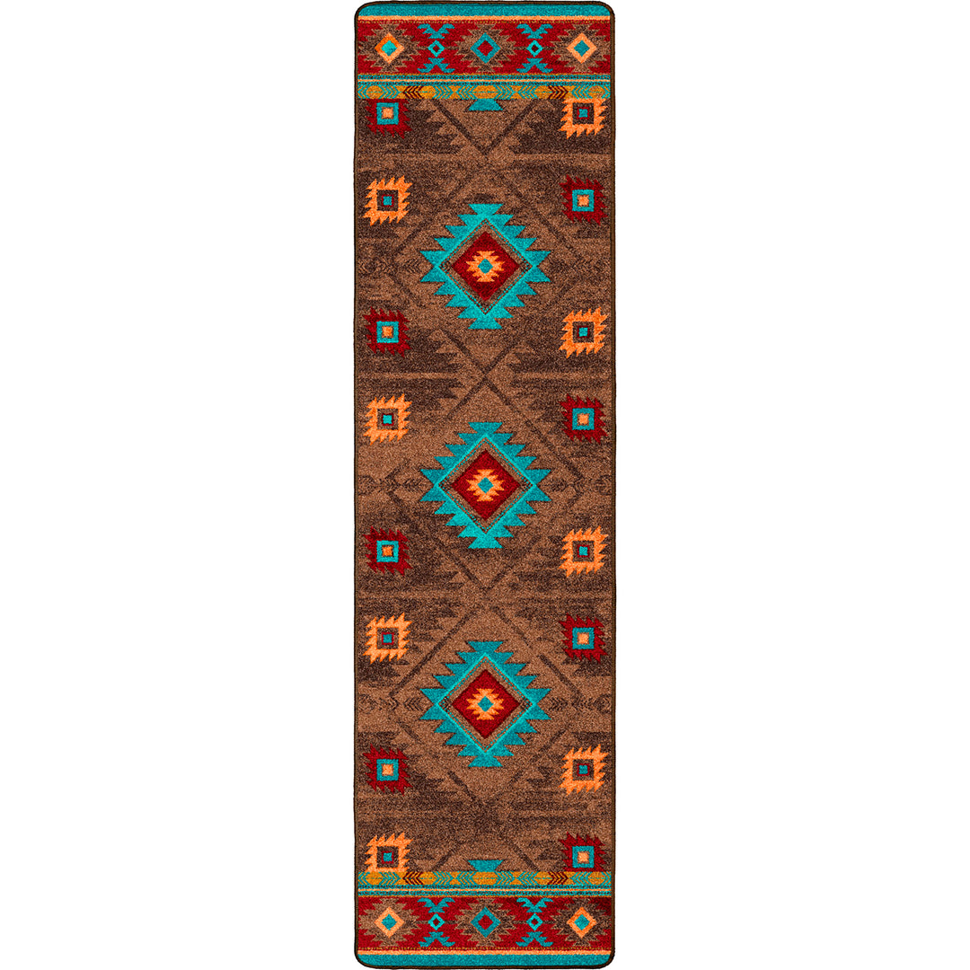 southwestern style runner rug