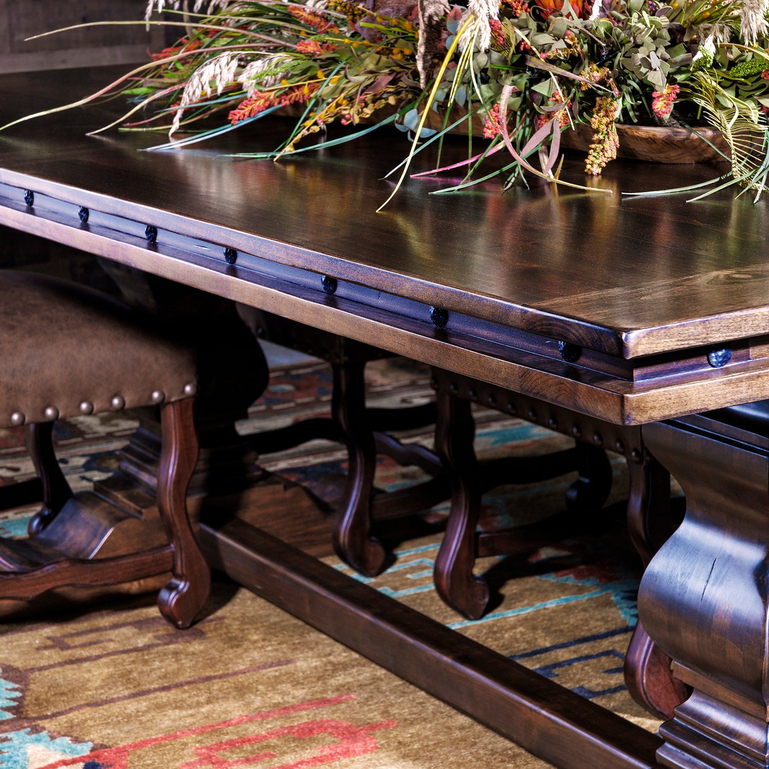 Kingsville Dining Table | Rustic Dining Tables – Hat Creek Interiors