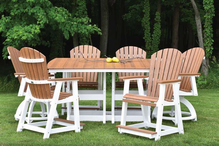 Classic Poly Outdoor Table and Chairs (Sold Separately)