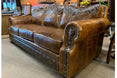 Tooled Leather Sofa