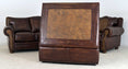 Katy Sofa With Tooled Leather
