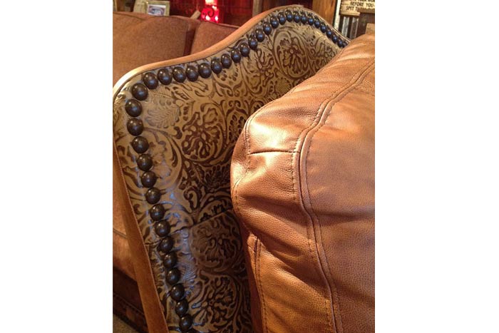 El Patron Tooled Leather Recliner