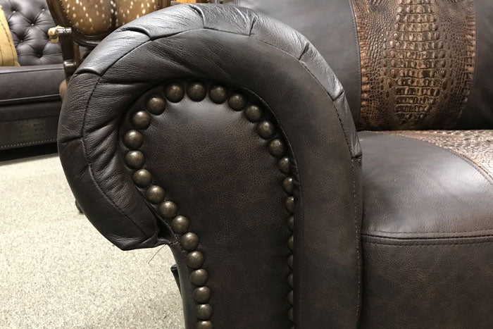 El Patron Croc Leather Recliner