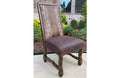 Ivory Floral Gator Dining Chair