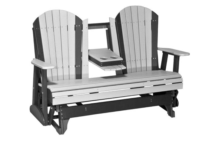 Poly Outdoor Glider Bench