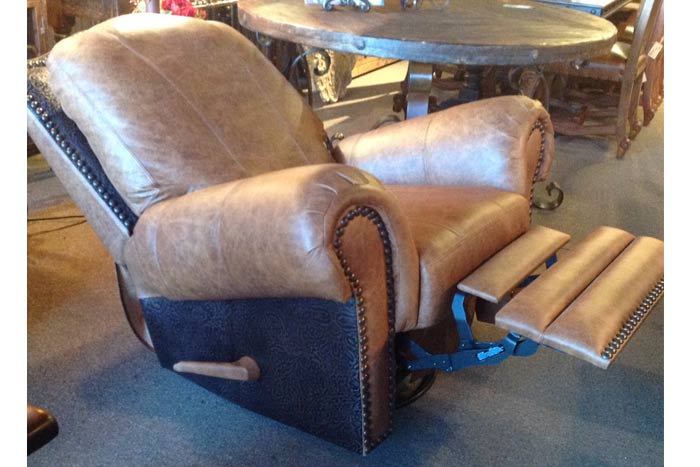 El Patron Tooled Leather Recliner