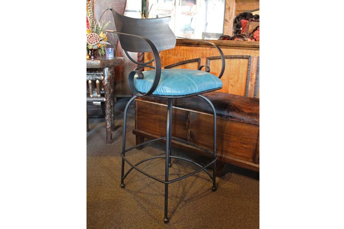 Turquoise swivel bar discount stools