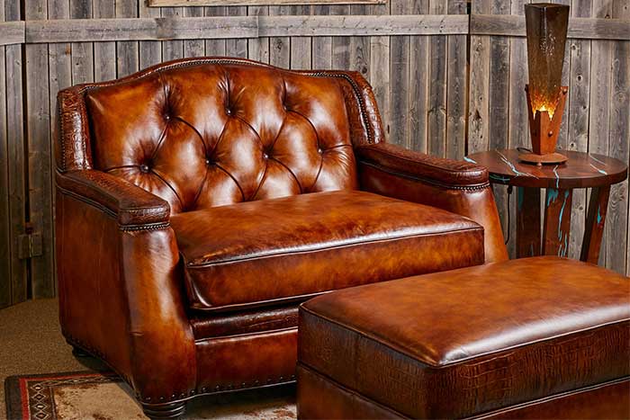 Oversized leather armchair new arrivals