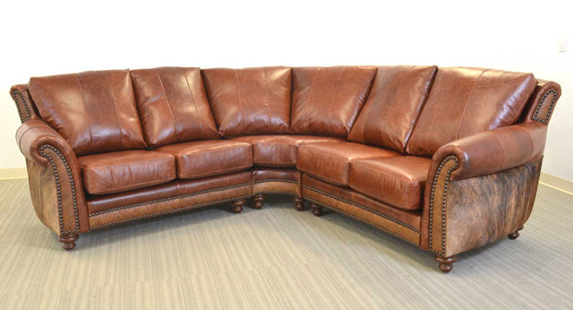 San Angelo Leather Sectional