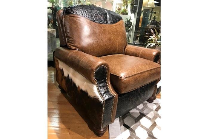 Wild Bill Leather & Cowhide Recliner