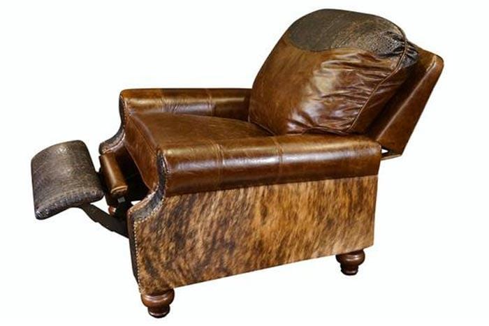 Wild Bill Leather & Cowhide Recliner