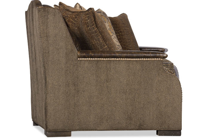 Barton Fabric/Leather Sofa