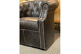 Leather Thinking Chair - Black
