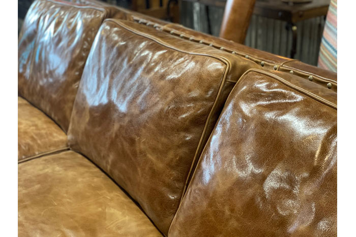 Cambridge Sycamore Leather Sofa