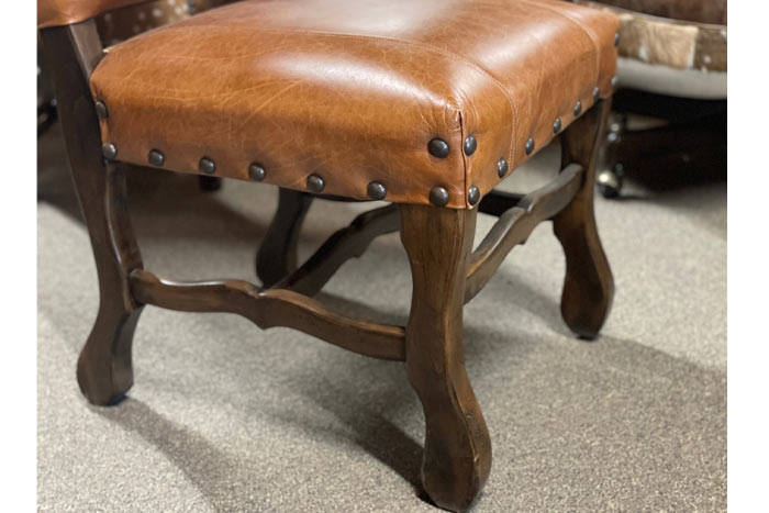 Reynosa Dining Chair - Caramel Leather