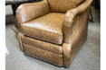 Highlands Saddle Leather Swivel Chair