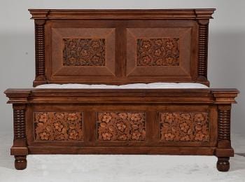 Tooled Leather Bed