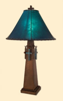 Patina Cross Lamp 2