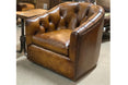 Toro Saddle Leather Swivel Chair